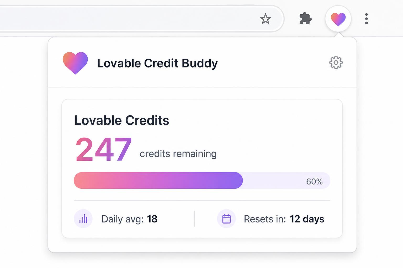 Lovable Credit Buddy preview