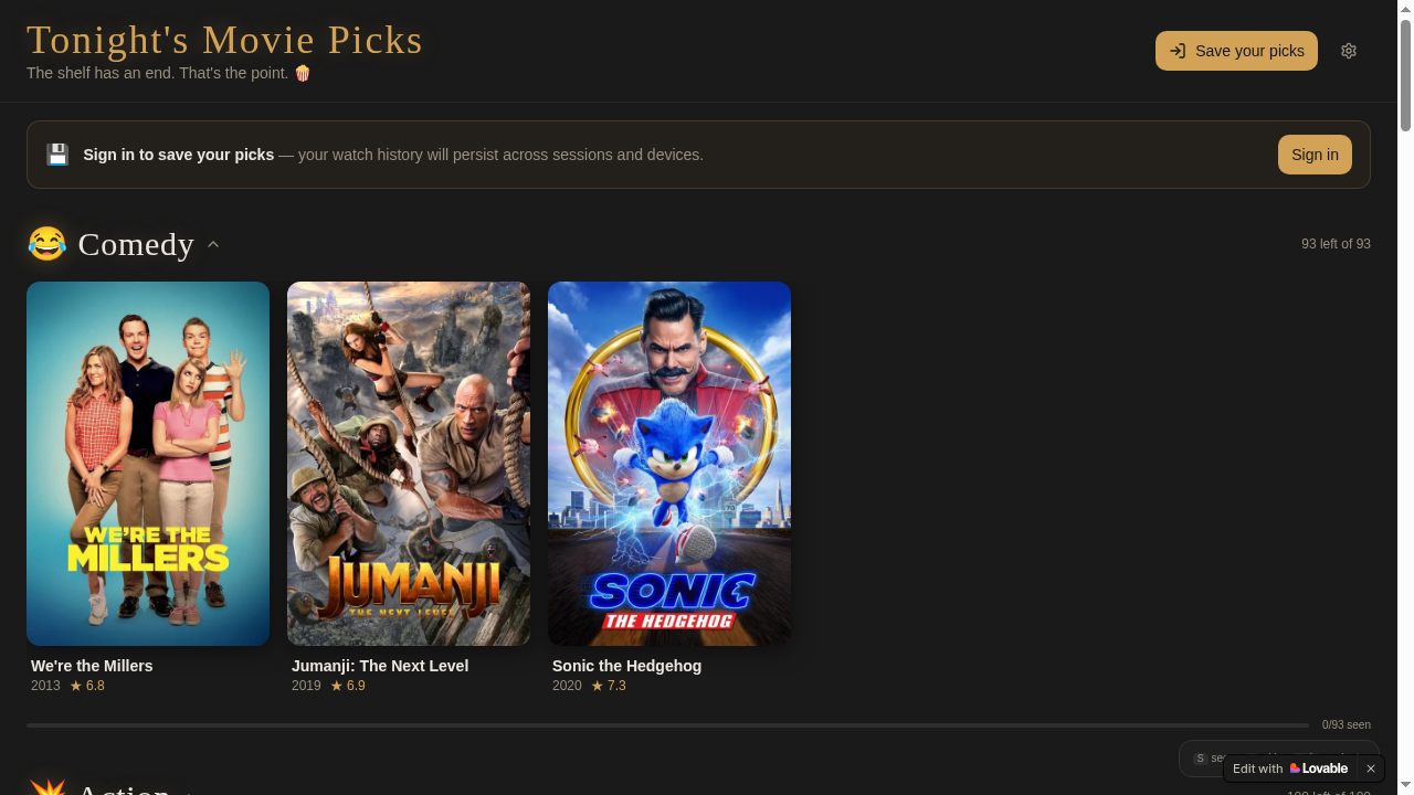 Movie Night Picks preview